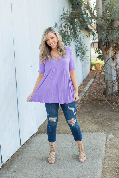 Crossroads Babydoll in Lavender