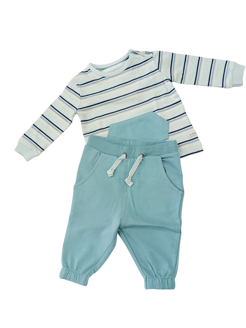 Antique Blue Stripe Jogger Set