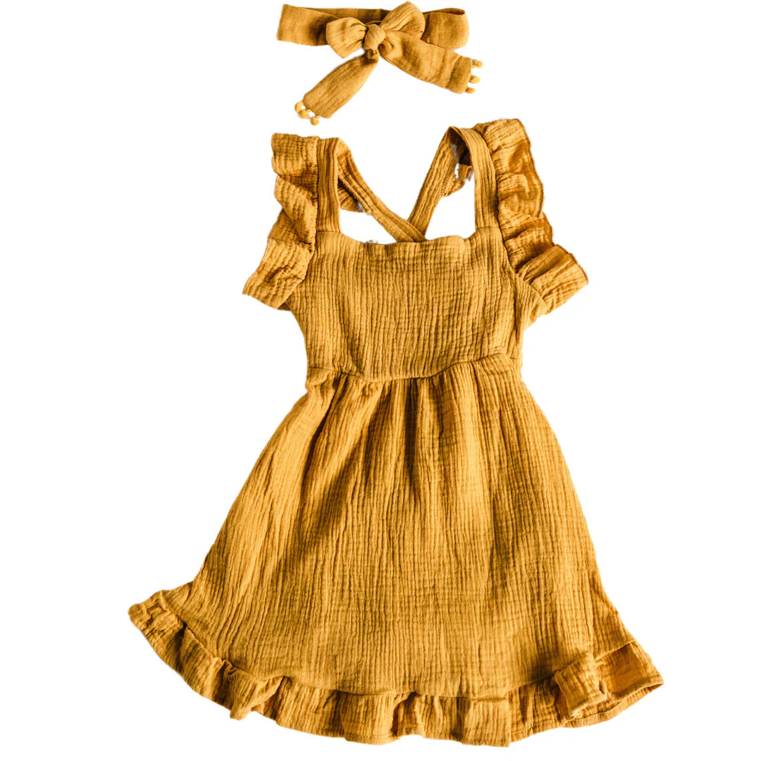 Matching Family! Child’s Yellow Dress