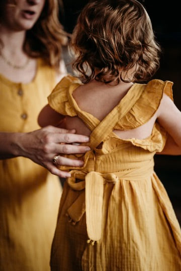 Matching Family! Child’s Yellow Dress