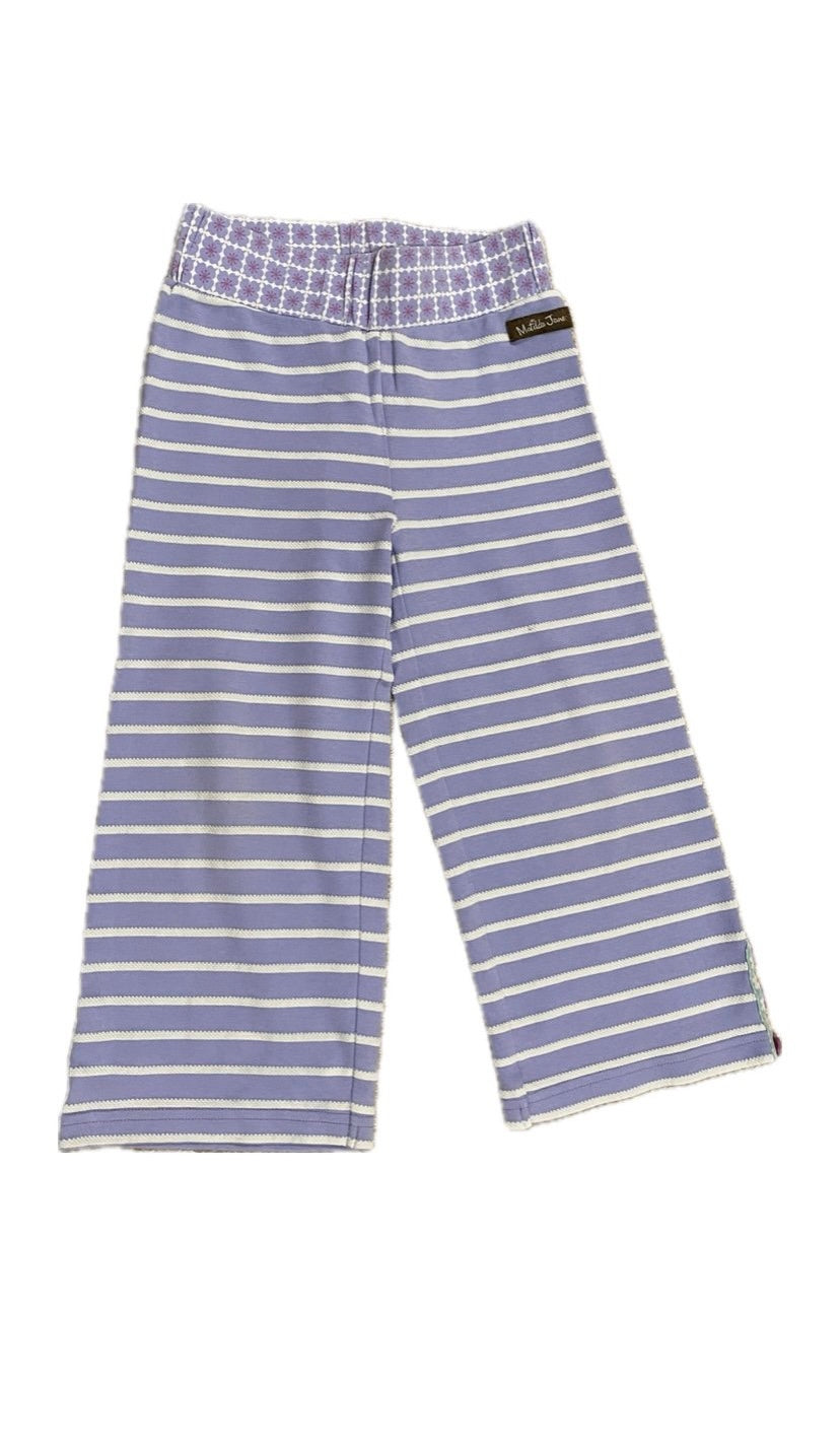 Matilda Jane Start Here Straightees The Adventure Begins Size 4 Wide Leg Pant