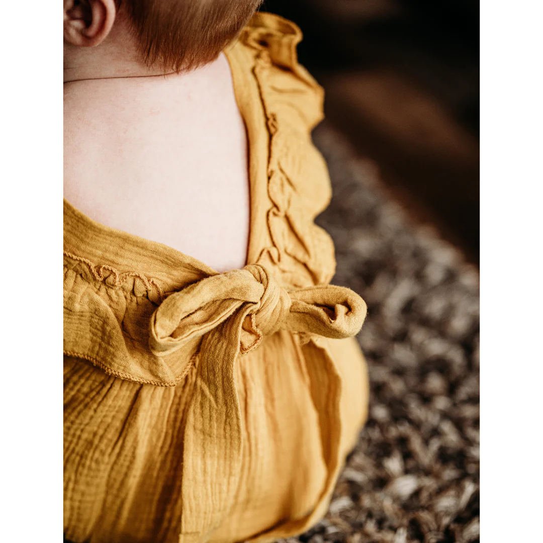 Matching Family! Yellow Infant Romper