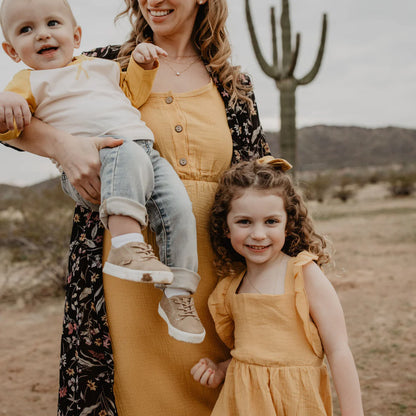 Matching Family! Women’s Yellow Maxi Dress