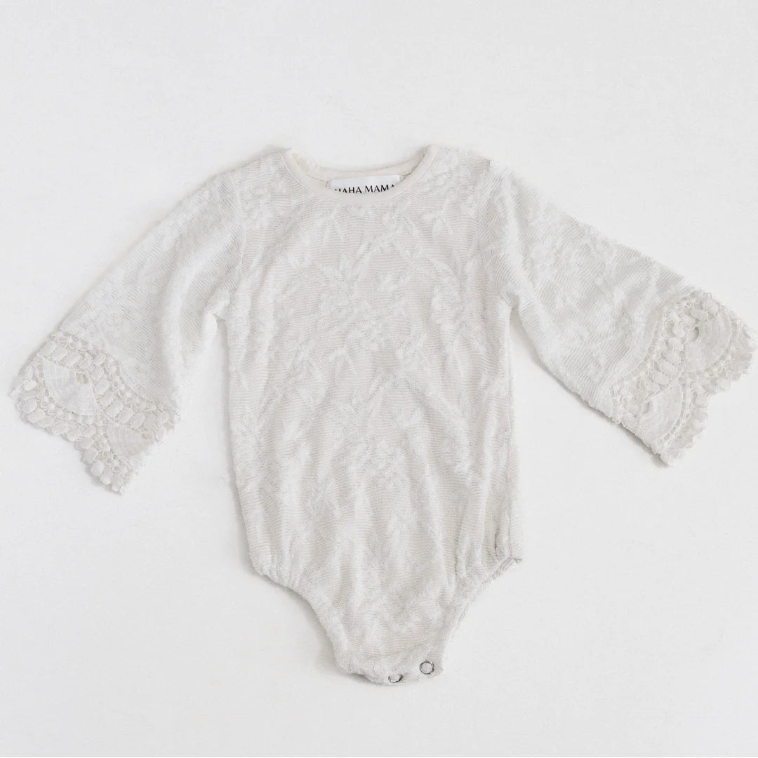 Mommy and Me! Infant Ivory Lace Match