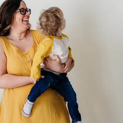 Matching Family! Women’s Yellow Maxi Dress