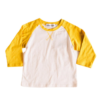 Matching Family! Boy’s Yellow Raglan Shirt