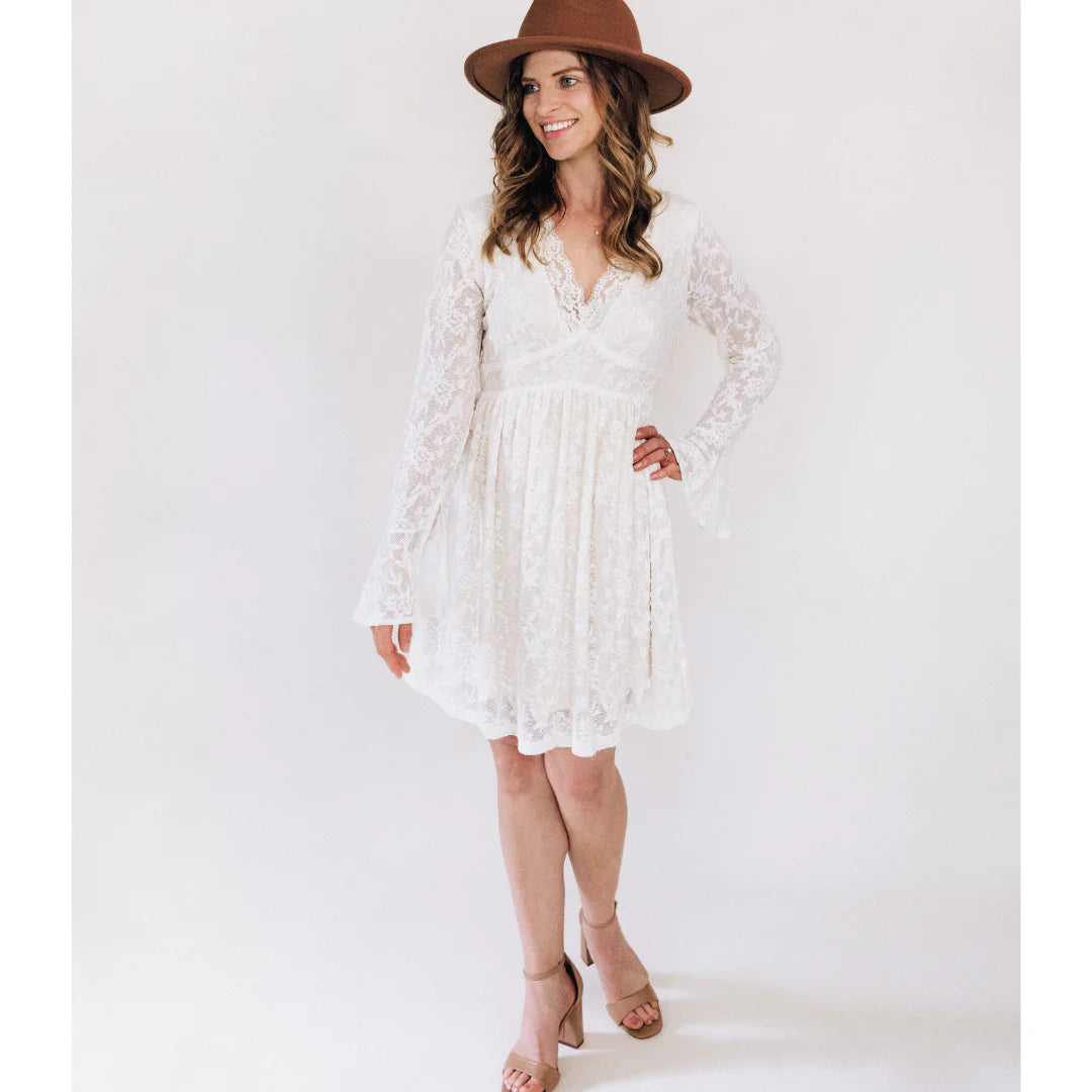 Mommy and Me! Women’s Ivory Lace Dress