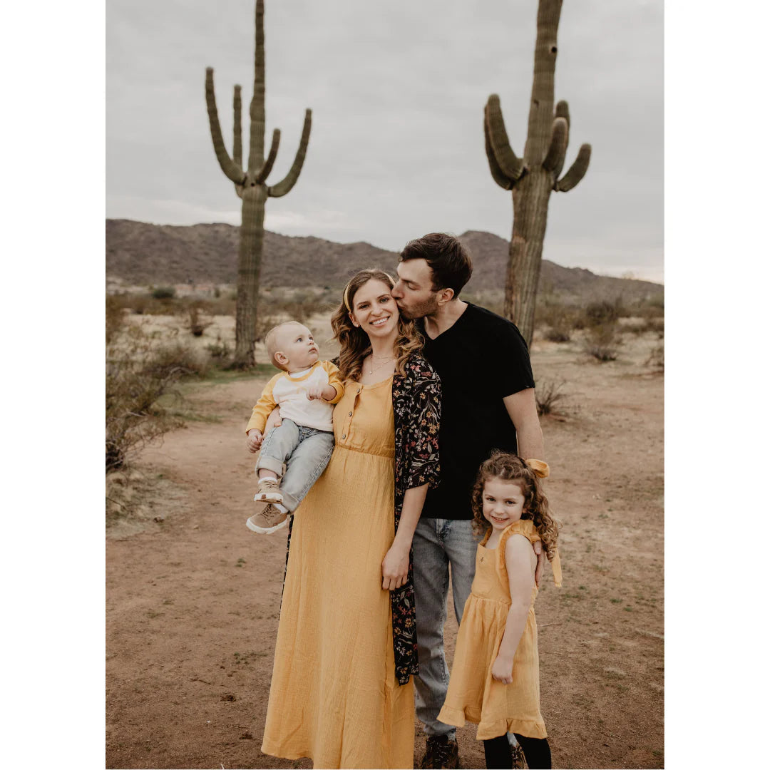 Matching Family! Women’s Yellow Maxi Dress