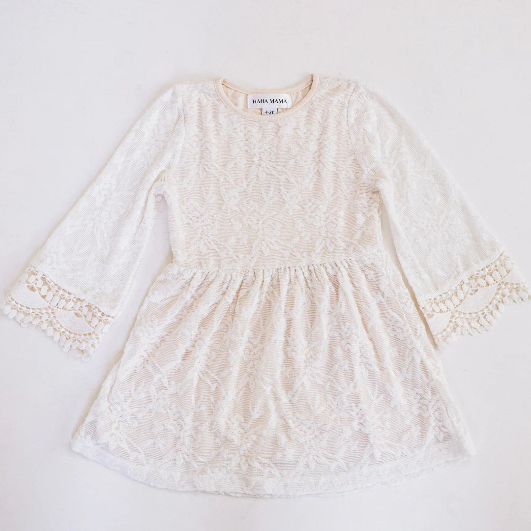 Mommy and Me! Toddler & Girls Ivory Lace Dress