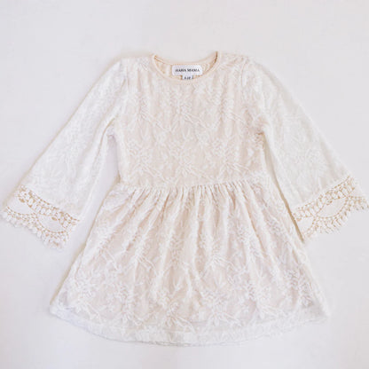 Mommy and Me! Toddler & Girls Ivory Lace Dress