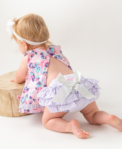 Princess Meadow Woven Ruffle Swing Top and Bloomer Set