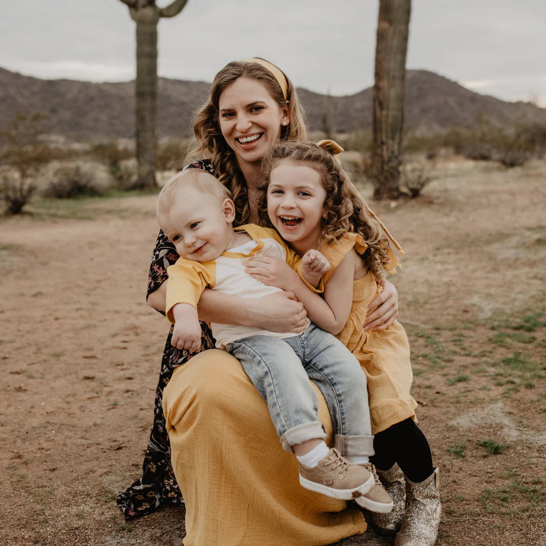 Matching Family! Boy’s Yellow Raglan Shirt