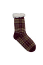 Plaid Fleece Lined Socks