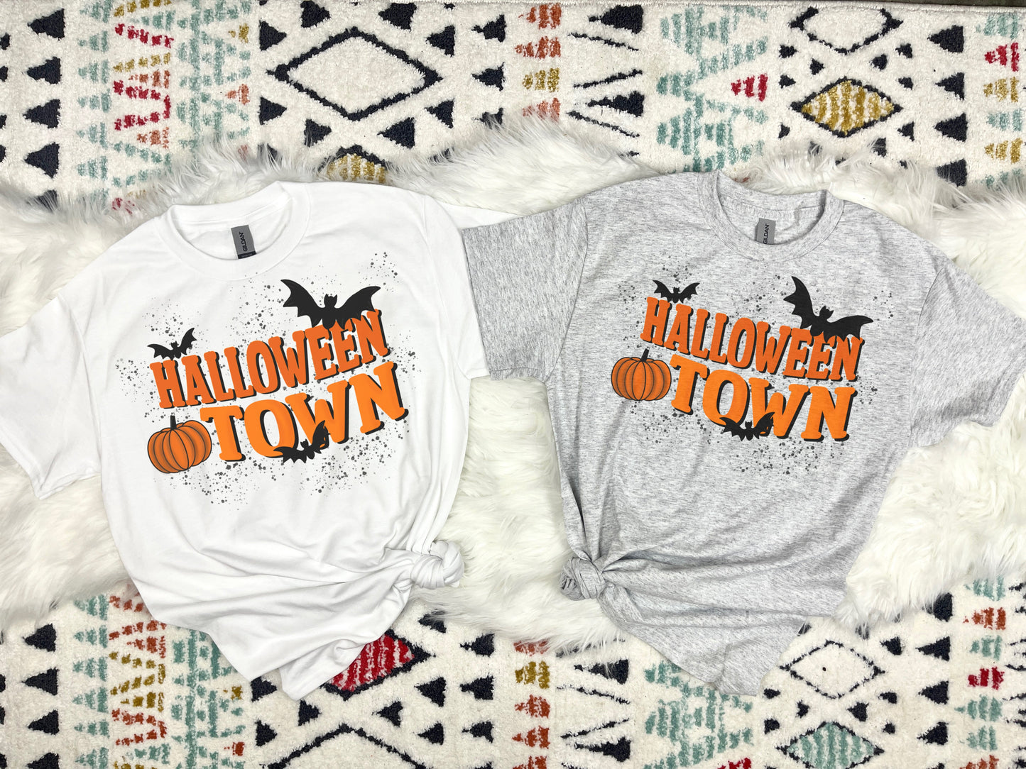 Halloween pumpkin graphic tee