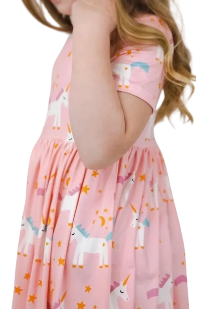 Mila & Rose Sweet Dreams Short Sleeved Twirl Dress