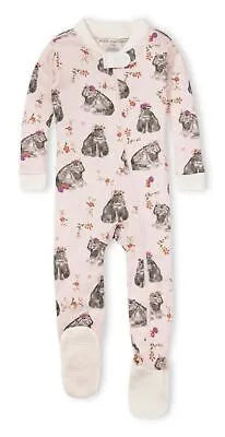 Burt’s Bees Baby Hippie Hippos Organic Cotton Pajamas